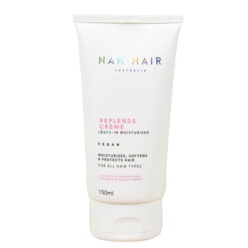 NAK Replends Creme Leave-in Moisturiser - Vegan - Moisturises, Softens & Protects Hair - For All Hair Types
