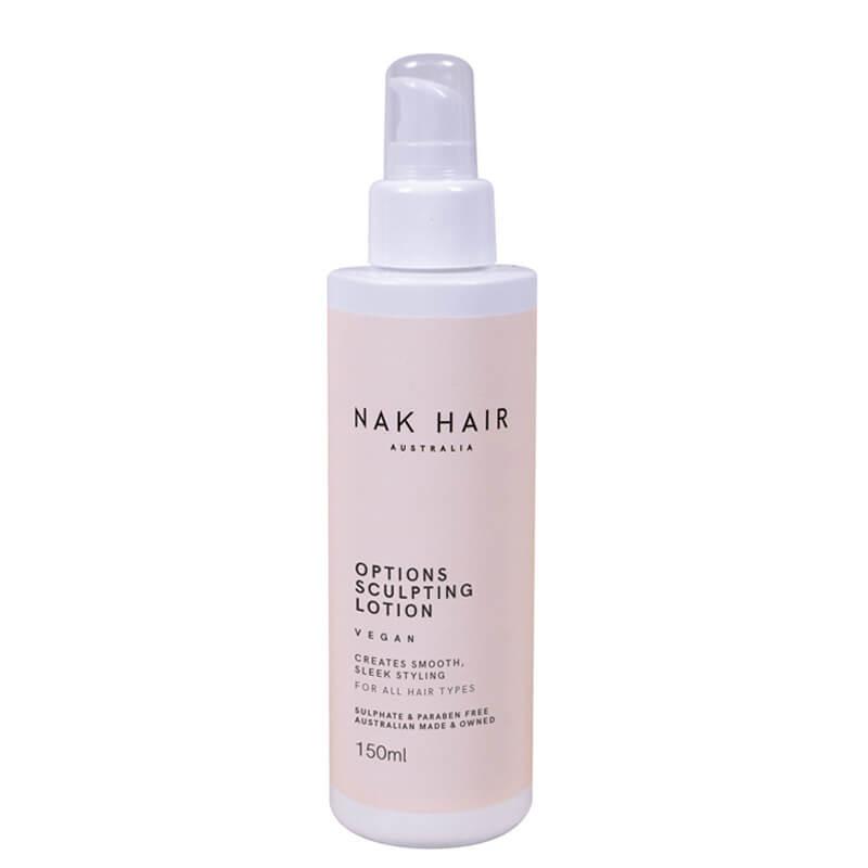 NAK Options Sculpting Lotion for All Hair Types - Smooth, Sleek Styling - Vegan - 150ml