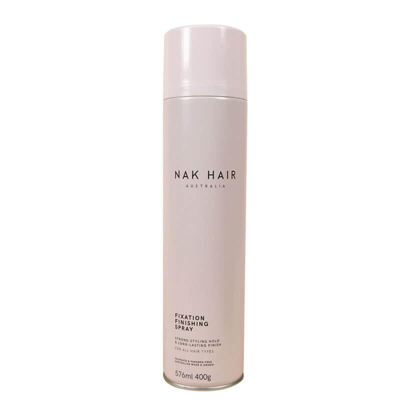 NAK Fixation Finishing Spray 400g - Strong Styling Hold, Long Lasting Finish for All Hair Types