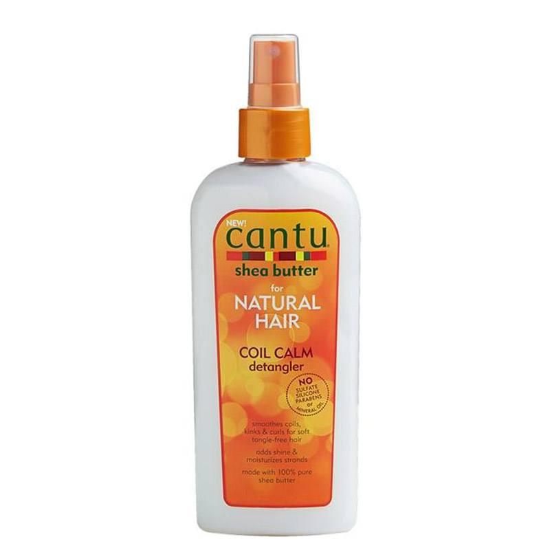 Cantu Natural Hair Coil Calm Detangler Shea Butter Spray for Soft, Tangle-Free Hair