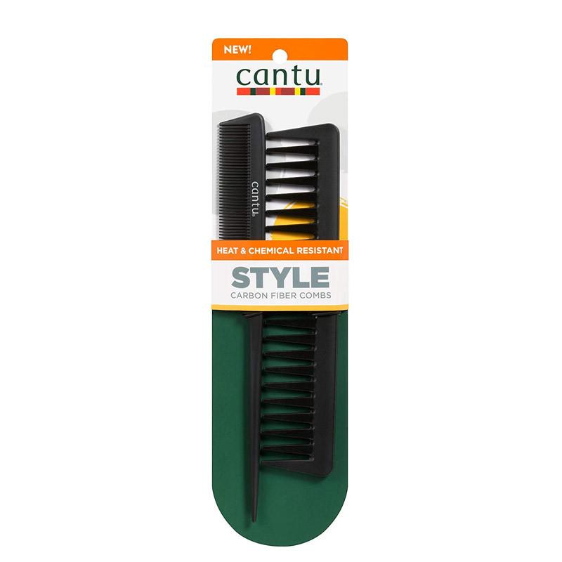 Cantu Carbon Fibre Comb Set - Heat & Chemical Resistant - Style