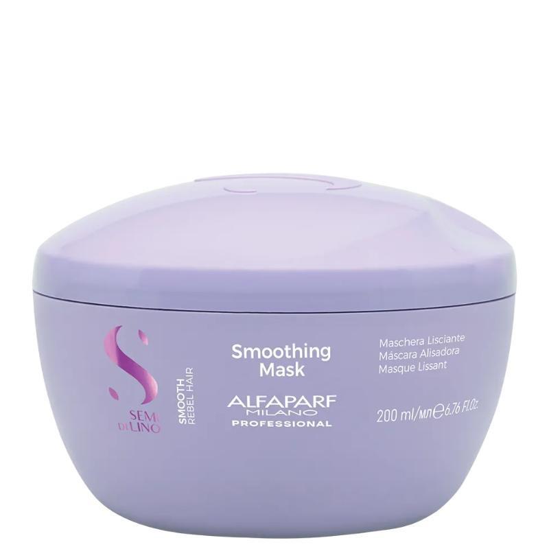 Alfaparf Semi Di Lino Smoothing Mask 200ml - For Unruly Hair