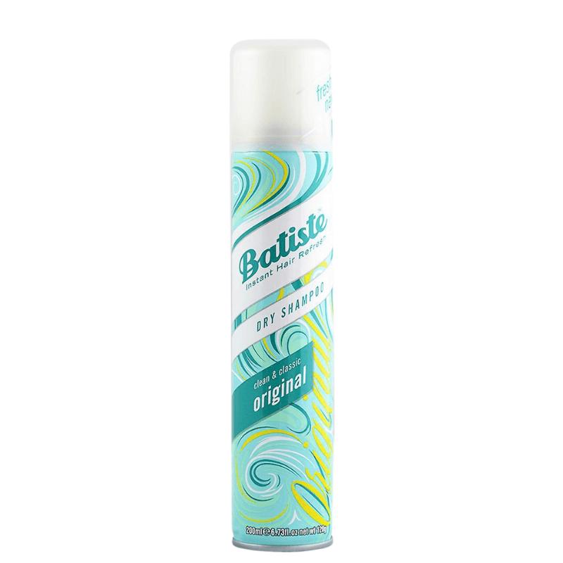 Batiste Dry Shampoo Original 200ml - Instant hair refresh, For all hair types, clean & classic