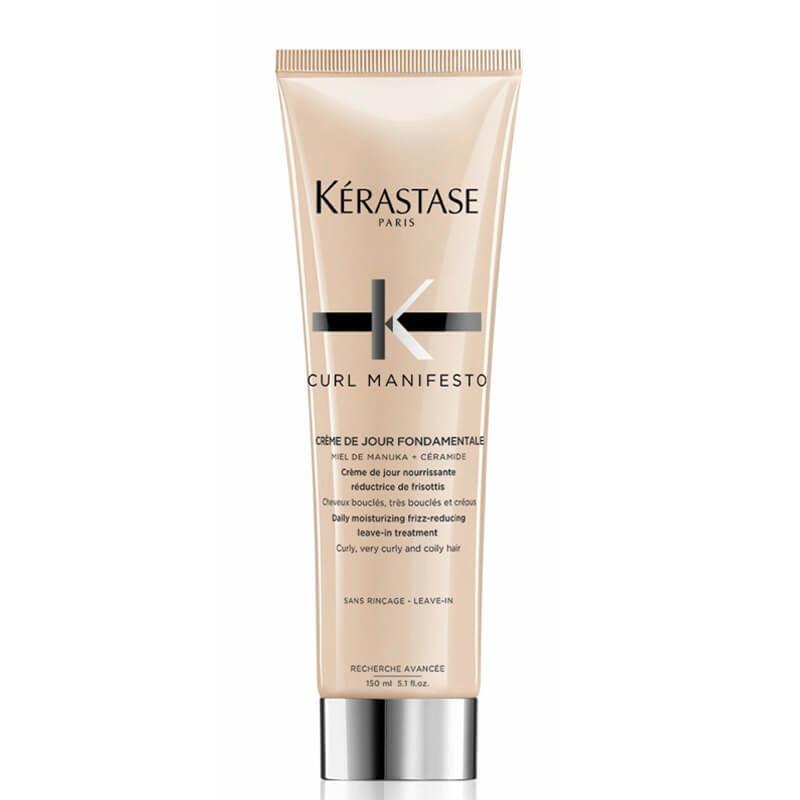 Kérastase Curl Manifesto Crème De Jour Fondamentale 150ml for Curly, Very Curly and Coily Hair - Daily moisturizing frizz-reducing leave-in treatment
