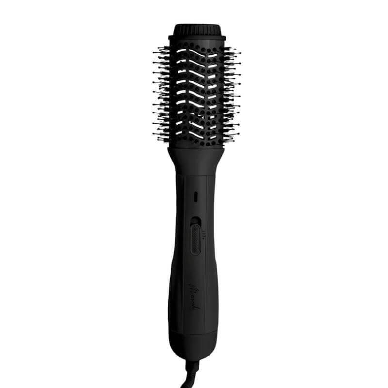 Mermade Hair Blow Dry Brush - Black, Oval Shape, Bristles