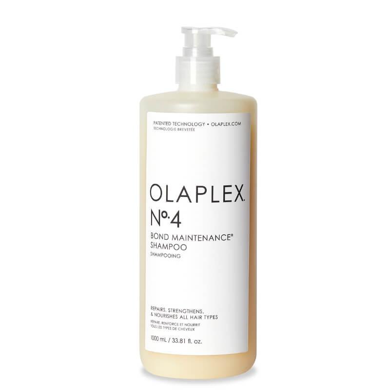 Olaplex No.4 Bond Maintenance Shampoo for All Hair Types - Repairs, Strengthens, Nourishes - 1 Litre