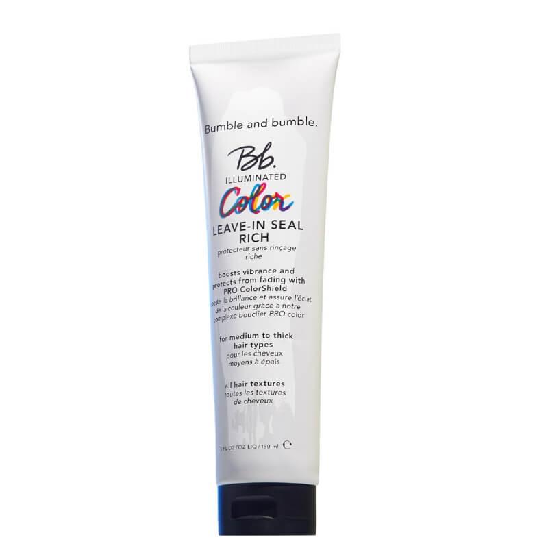 Bumble & Bumble Illuminated Color Leave-In Seal Rich 150ml for Medium to Thick Color-Treated Hair - Color Vibrancy, Frizz Reduction, Shine, Hydration, Heat Protection