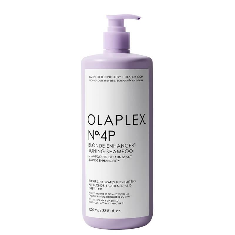 Olaplex No.4P Blonde Enhancer Toning Shampoo for Blonde, Lightened & Grey Hair - Repairs, Hydrates & Brightens