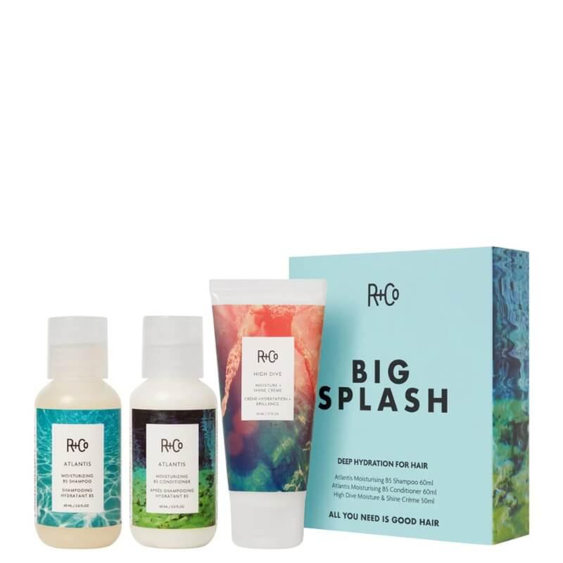 R+Co Atlantis Discovery Kit for Dry, Limp Hair - Hydration, Big Splash