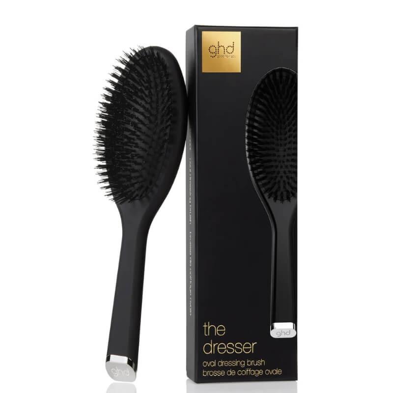 ghd Oval Dressing Brush with Black Bristles for Detangling and Shine