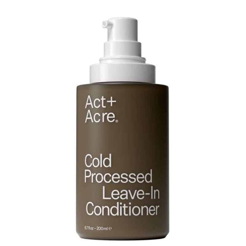 Act + Acre Cold Processed Leave-In Conditioner 200ml, Frizz Control, Hydration, Shine