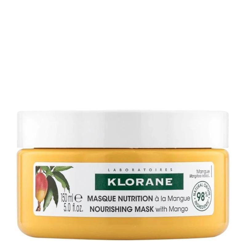 Klorane Mango Nourishing Mask 150ml - 98% Natural Ingredients