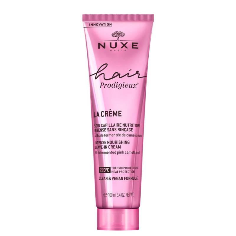 NUXE Prodigieux Hair Leave-in Cream 100ml - Nourishing, Thermo Protection, Heat Protection, Clean & Vegan Formula