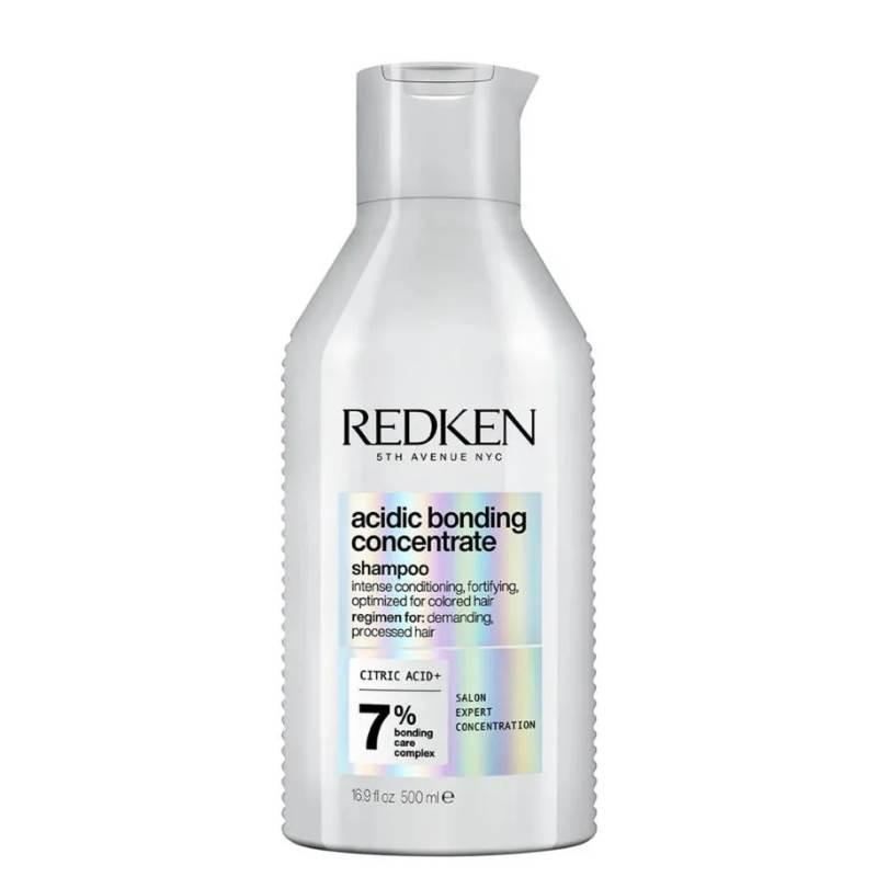 Redken Acidic Bonding Concentrate Shampoo for Damaged Hair with Citric Acid - Strengthening, Repairing, Color Fade Protection