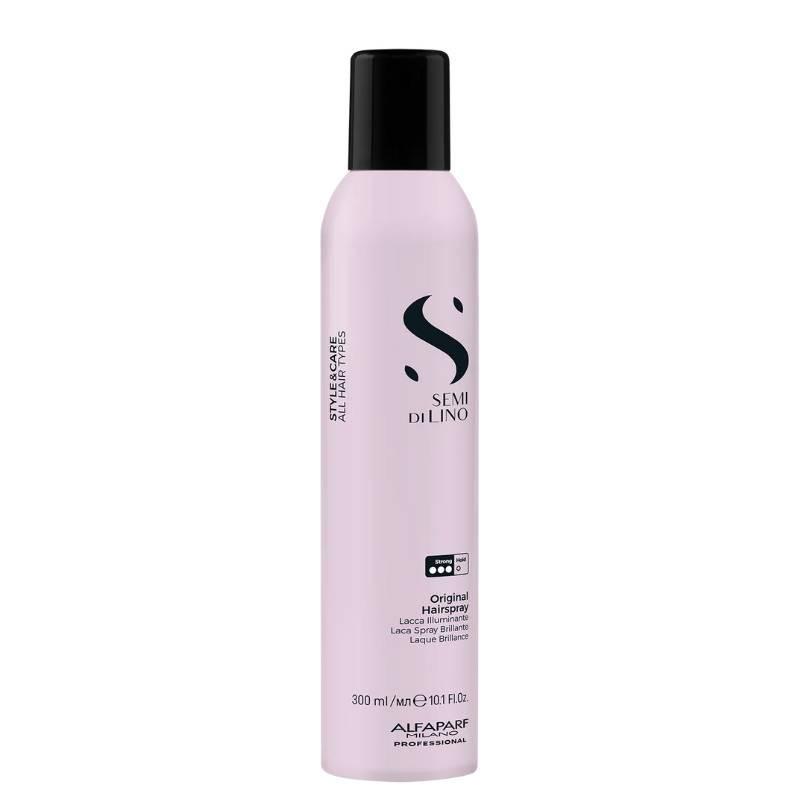 Alfaparf Semi Di Lino Original Hairspray 300ml - Strong Hold, Shine, All Hair Types