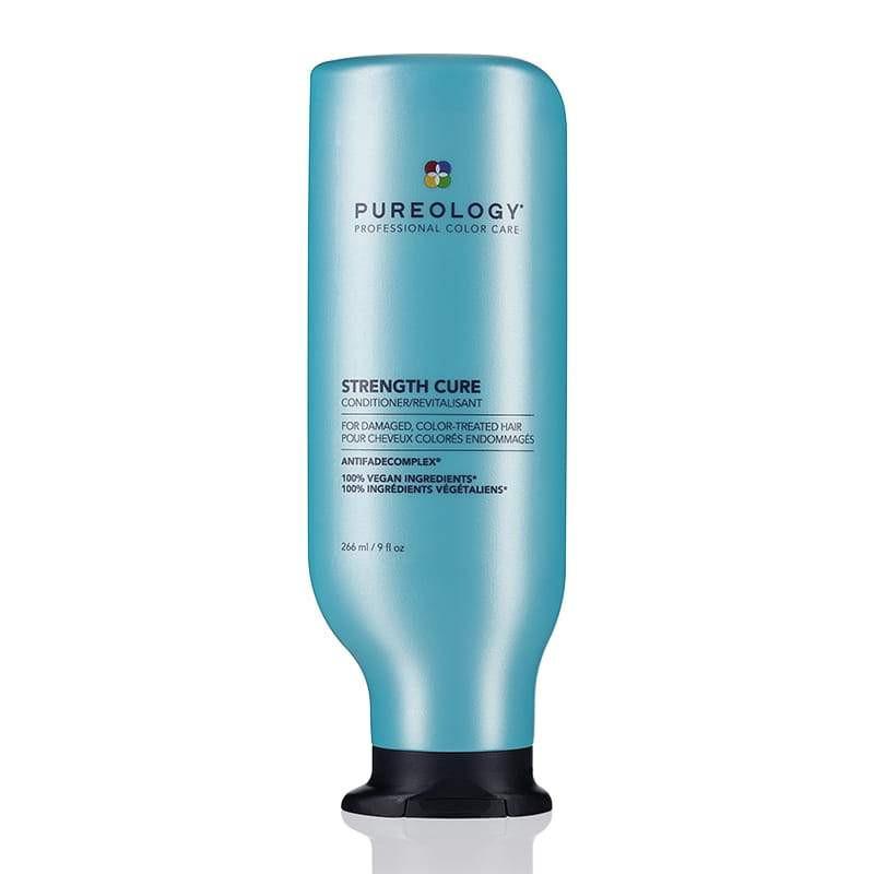 Pureology Strength Cure Conditioner for Damaged, Color-Treated Hair - 266ml - Antifadecomplex, Vegan Ingredients