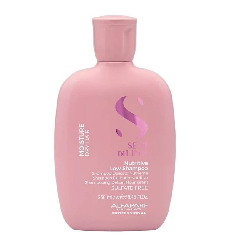 Alfaparf Semi Di Lino Nutritive Shampoo 250ml for Dry Hair - Sulfate-Free