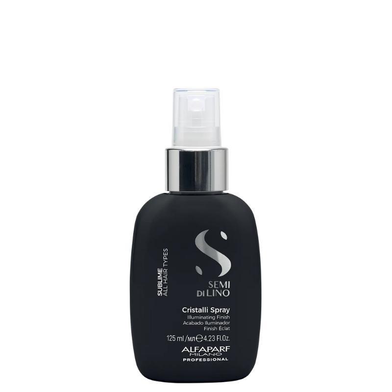 Alfaparf Cristalli Spray 125ml - Illuminating Finish, Shine, Color Care, Humidity Protection - All Hair Types