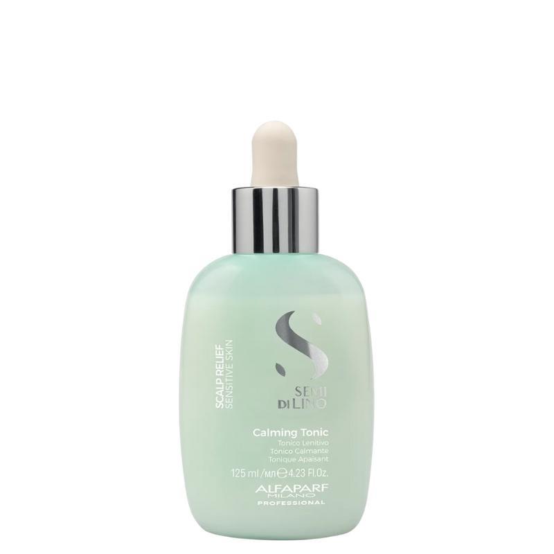 Alfaparf Semi Di Lino Scalp Relief Calming Tonic for Sensitive Skin 125ml - Soothes Itchy Scalp