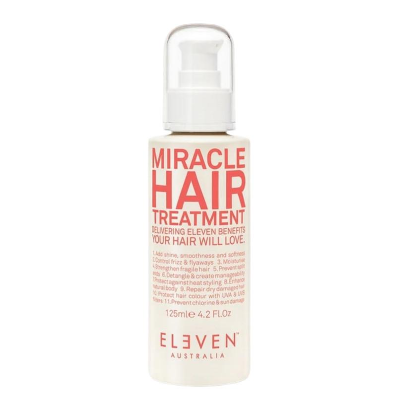 Eleven Miracle Hair Treatment - Adds Shine, Smoothness, Softness, Controls Frizz, Moisturises, Repairs Dry Damaged Hair, 125ml