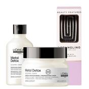 L'Oréal Professionnel Metal Detox Shampoo &amp; Mask Duo with FREE Detangling Hairbrush