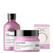 L'Oréal Professionnel Liss Unlimited Shampoo &amp; Mask With FREE Microfibre Hair Towel