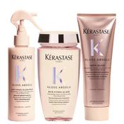 Kerastase Gloss Absolu Shampoo, Conditioner &amp; Leave in Spray Bundle