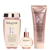 Kerastase Gloss Absolu Shampoo, Conditioner &amp; Hair Oil Bundle
