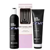 Milkshake Icy Blond Shampoo &amp; Conditioner Duo With FREE Detangling Hairbrush image