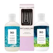 R+Co Atlantis Shampoo &amp; Conditioner Duo With FREE Detangling Hairbrush image