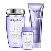 Kerastase Blond Absolu Bain Lumiere Shampoo And Cicaflash Conditioner + FREE 80ml Mini Shampoo image
