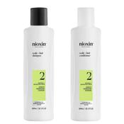 Nioxin System 2 Shampoo &amp; Conditioner Bundle
