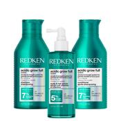 Redken Acidic Grow Full System Shampoo 300ml, Conditioner 300ml &amp; Serum 100ml Bundle image