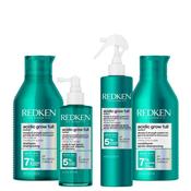 Redken Acidic Grow Full System Shampoo 300ml, Conditioner 300ml, Serum 100ml &amp; Spray 190ml Bundle image