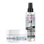 Redken One United Multi-Benefit Treatment Spray 150ml &amp; Redken Acidic Bonding Concentrate Hair Bandage Balm 75ml Duo image
