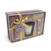 Jardin Lavender Candle and Hand cream Tube &amp; Pump Set