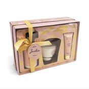 Jardin Wild Roses Candle &amp; Hand cream Tube &amp; Pump Set image