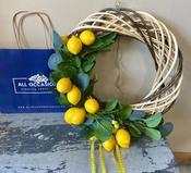 Lemon Door Wreath image