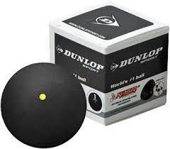 Dunlop Competition Squash Ball Black Single Dot