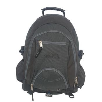 Ridge53 Bolton Backpack Charcoal Nylon Waterproof Rain Cover Padded Straps Air Channel Back Organizer Pockets Durable Handle Zip Pockets Side Pockets