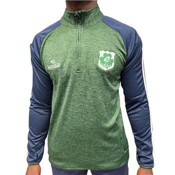 Ireland Rugby Half Zip Top Green/Navy S; Green in Donegal