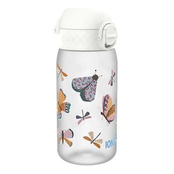 Pod 350ml Water Bottle - Butterflies Clear - O/S - Recyclon - BPA Free - Leak Proof - Kids