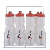 8 Bottles &amp; Carrier - O/S; White