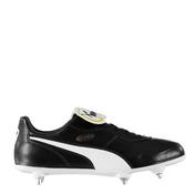 King Top Soft Ground SG Boots - Black/White - UK 7.5; Black image
