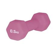 HEX DUMBBELL (SINGLE) - 0.5KG - PINK - Pink; O/S image