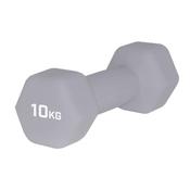 HEX DUMBBELL (SINGLE) - 10KG - SILVER - O/S; Grey image