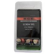 3X10MM BRASS SCREW TIPS - BROWN - Brown; O/S image