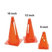 15" Collapsible Cones (Set Of 4) - Orange - O/S; Orange