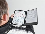 Pro Soccer Coaches Tactic Folder - Black/White - O/S; Black