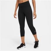 Womens One Dri Fit Mr Capri Tight - Black - Black; XS image
